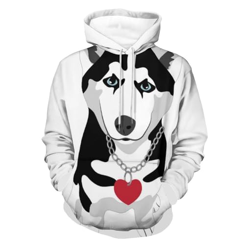 Hoody sweatshirt Husky pull manches longues pour homme et femme taille S