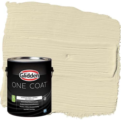 Glidden Interior Paint + Primer: Sage/Namaste, One Coat, Flat, 1-Gallon
