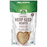 NOW Foods Organic Hemp Seed Hearts, 8-Ounce
