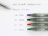 PILOT - Pack of 4 B2P ECOBALL 1mm - Gel ink roller ball pen - Medium - Begreen - Assorted colors - Black, Blue, Red, Green
