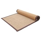 Utilisation polyvalente : utilisable comme tapis de pour le yoga, tapis de pique- , tapis d’extérieur en bambou ou coussin d’assise tissé, une grande polyvalence pour diverses activités et espaces. tapis en bambou, coussins d’intérieur