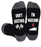 FestiVibe F1 Socks, Formula 1 Gifts, Racing Socks for Men,Women, Gifts for Racing Fans, Do Not Disturb I'm Watching F1