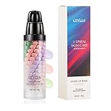 LZYLLS One Step Color Corrector,Color Correcting Facial Serum,Invisible Pore Face Makeup Primer,Oil Control Isolation Cream,Moisturizing Concealer Foundation for Women