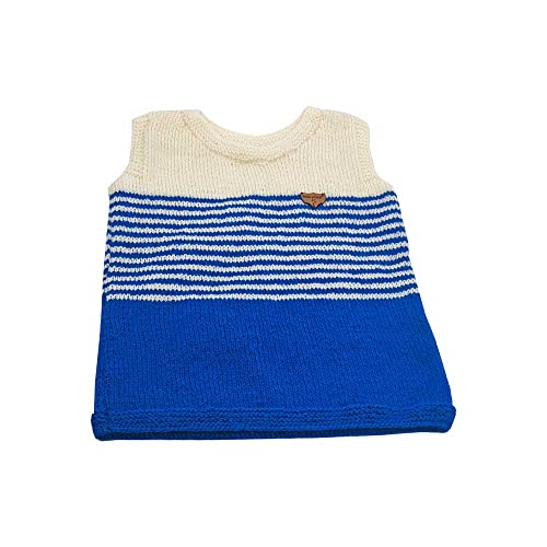 Image of Handmade Winter Wear Kids Woolen Sleeveless Sweater Boys and Girls