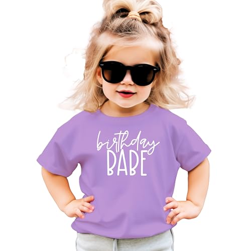 Olive Loves Apple Birthday Babe All Ages Birthday Shirt for Toddler Youth Baby Girls2