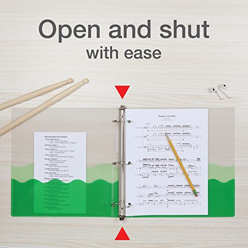 Oxford 91091 Wave Binders, Binders For School And Office, Strong Flexible Poly thumb #5