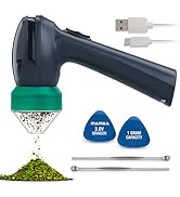 Mamba Lite 1g Gray All-Plastic Head Electric Portable Herb Grinder. USB Rechargeable Powered for ...