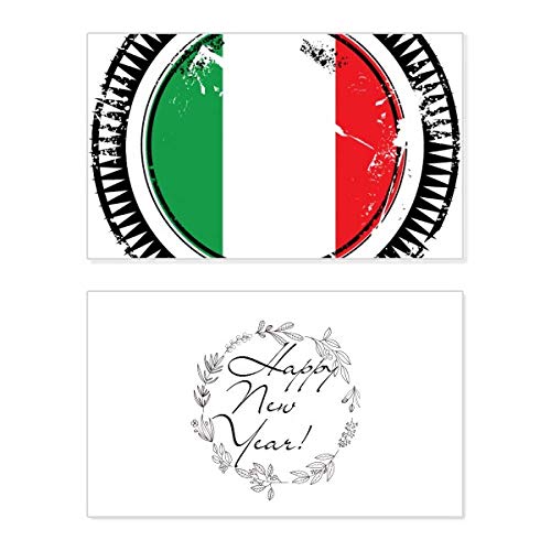 Tarjeta de Año Nuevo de Italia para decorar tu hogar y compartir tus mejores deseos festivos