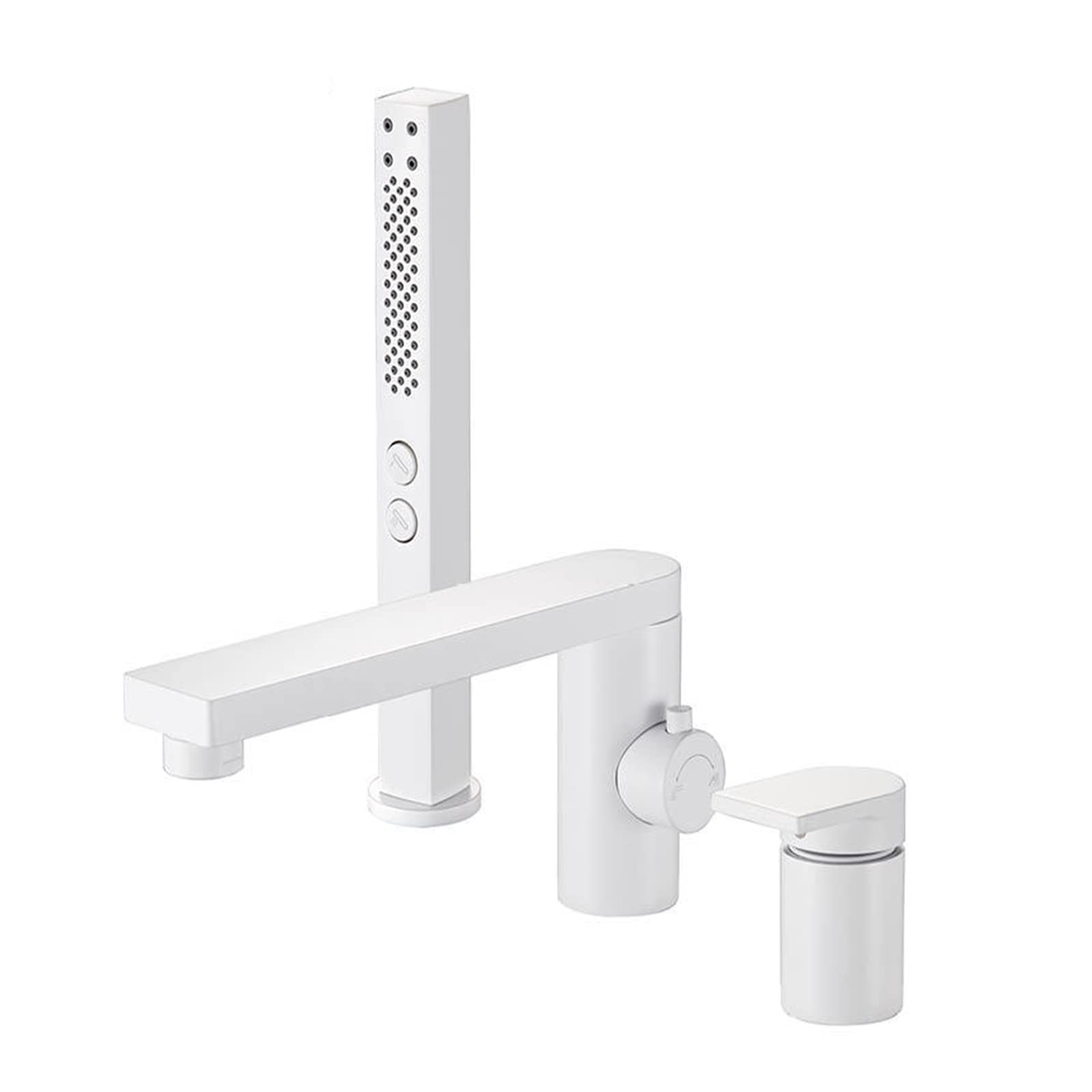 Mitigeur de bain douche en laiton blanc pour des moments de relaxation