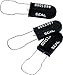 Brady 95168 Black, PadLock Plastic Seals (100 Seals)