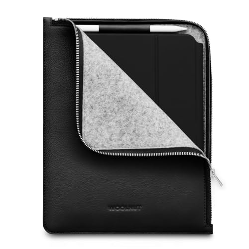 Étui portefeuille cuir Woolnut iPad Pro 11 pour éviter les rayures de l'écran