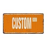 Fácil de instalar: los carteles de metal retro con 4 agujeros preperforados en las esquinas que se pueden montar y colgar fácilmente en la pared o puertas, son una gran decoración de pared encantadora