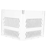 ORFOFE Aquarium Sand Barrier Fish Tank Partition Plate Acrylic Grid Divider Pump Protection Environment