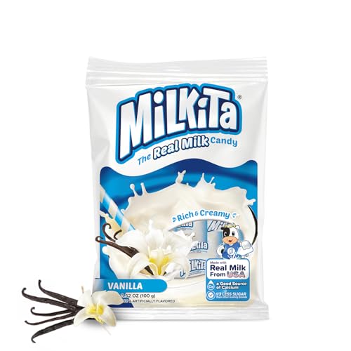 Milkita Creamy Shake Candy (Vanilla, 1 Pack (30 pcs))
