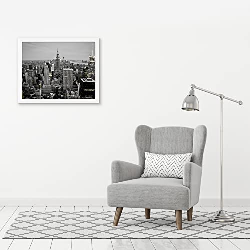 Americanflat 18X24 Poster Frame In White - Composite Wood With Polished Plexiglass - Horizontal And Vertical Formats For Wall With Included Hanging Hardware #TOP4