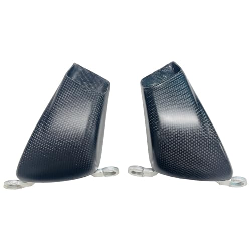 Bremssattelkühler Motorrad-Luftkanal 100MM Fit Für APRILIA RSV4 TUONO V4 Dorsoduro 900 1000 1200 Vorne Bremssattel Kühler Abdeckung Luftkanäle Bremse Kühlung(Matte -Carbon Fiber)