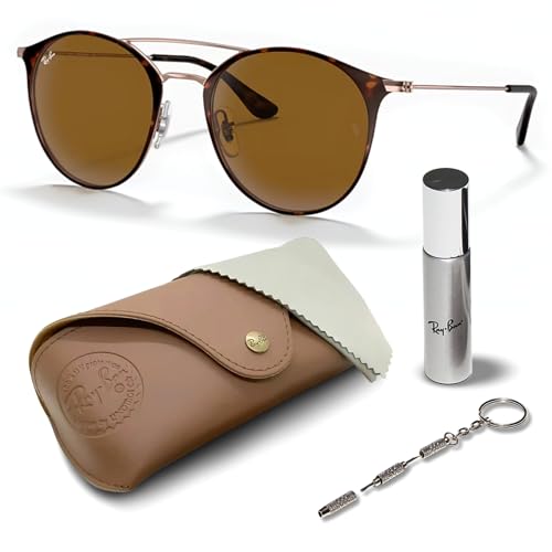 Ray-Ban RB3546 Phantos Shaped Sunglasses for Men & Women with Official RAYBAN Eyewear Kit