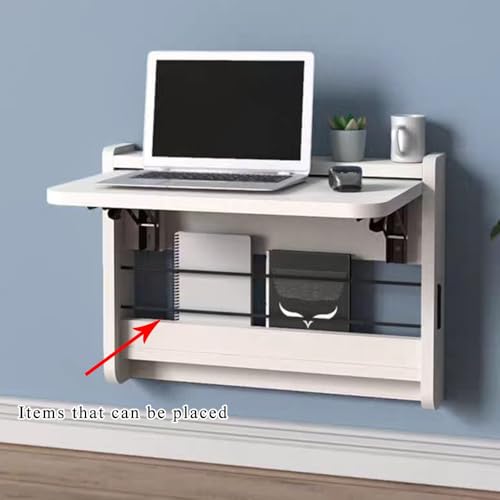 Table murale pliante flottante pour optimiser l'espace des petites pièces - 5