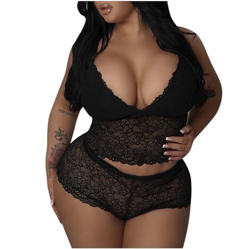 Women Sexy Lingeries See Through Floral Lace Bodysuit Intimates Halter Nightwear One Piece Lingerie Set Lightning Deals Of Today Prime