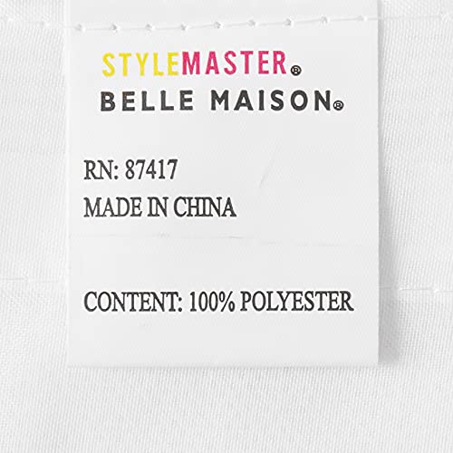 Stylemaster Splendor Pinch Pleated Drapes Pair, 2 Of 72" By 84", White #TOP3