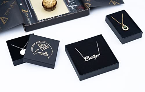 Sterling Silver Personalised Heart Name Necklace, Dainty Gift For Her, 925 Silver Pendant (925 Sterling Silver) - Image 8