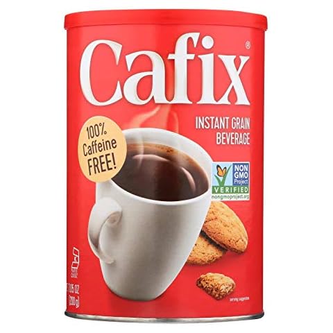Cafix All Natural Instant Beverage Coffee Substitute - Caffeine Free - Case of 6 - 7.05 oz. Cover