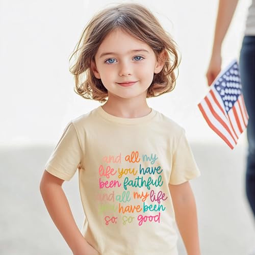 Image of Toddler Girls T Shirts Sassy Little Soul Graphic Short Sleeve Shirts 2-7 Years Cotton Baby Girl Retro Daisy Tees Clothes