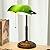 NISSAFORS Bankers Lamp, Green Desk Lamp with Pull Switch, Vintage Table Lamps for Home Office, Library, Piano LED Bulb Included (Green)