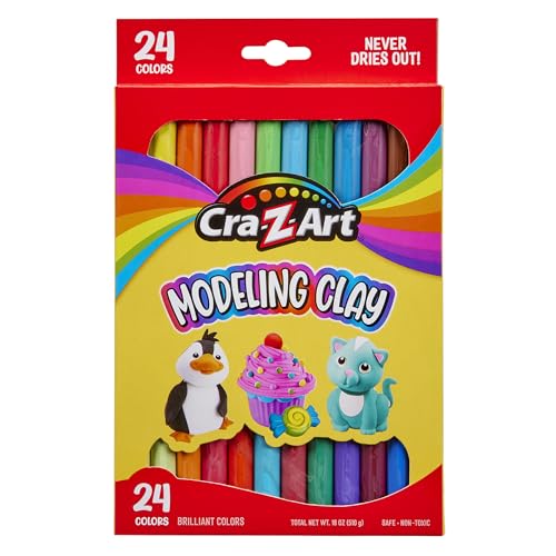 CRA-Z-Art Modeling Clay, 17.5 oz, 24 Count (10901)