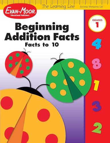 Evan-Moor Beginning Addition-Facts to 10 (Learning Line: Beginning Addition - Facts to 10)