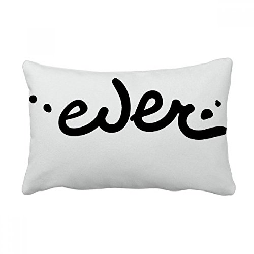 Coussin lombaire style handwrite multicolor 40x60 cm pour canapé