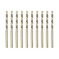 Meccion HSS Metallbohrer Professional Geschliffen Kobalt 10pcs 3.2mm Spiralbohrer fur Edelstahl und Metall