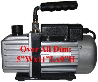 Electric Refrigerant 2.5cfm Vacuum Pump 1/6hp 10 Pa
