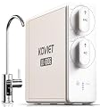 KOVIET U1 Reverse Osmosis Water Filter 10-Stage, 600 GPD Tankless Under Sink RO Water Filtration System with 2-in-1 Smart LED Faucet, NSF/ANSI 42 & 58 Certified, 3:1 Pure to Drain