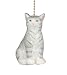 Gray Kitty Cat Ceiling Fan Pull