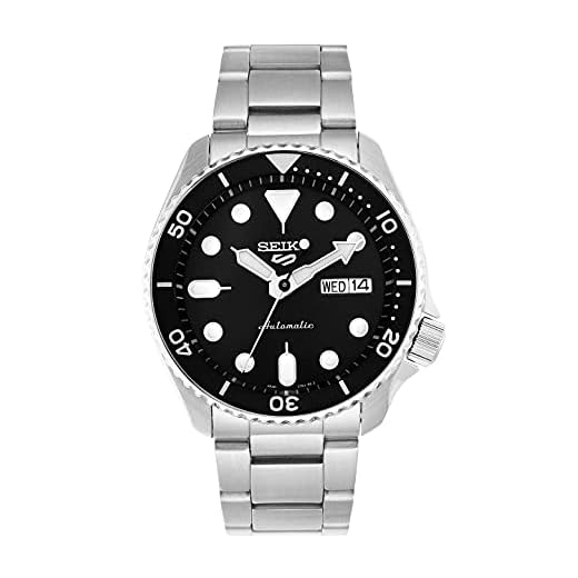 Seiko 5 Sports Herren-Uhr Edelstahl mit Metallband SRPD55K1