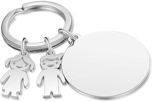 Miniatura 3 de Llavero personalizado de los encantos, llavero personalizado de encargo de los encantos del niñode la muchach