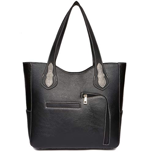 Elephant Rhinestone Studded Western Style Concealed Carry Purse Handbag Women Shoulder Bag Wallet Set4