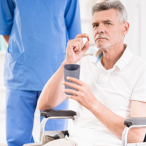 Gudugudu Nosey Cup Silicone (5Oz&8Oz) Combo,Nosey Cups For Adults, Help The Elderly、Neckinjuries Crowd Unable To Raise Their Heads To Drink Water，Dysphagia Cups，Easy Drink Cups For Elderly #TOP5