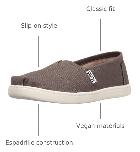 Image of TOMS Kids Alpargata 2.0 (Little Kid /Big Kid)