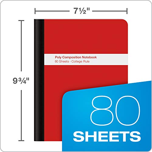 Carnet de notes imperméable Oxford Poly pour éviter les pages cornées au collège