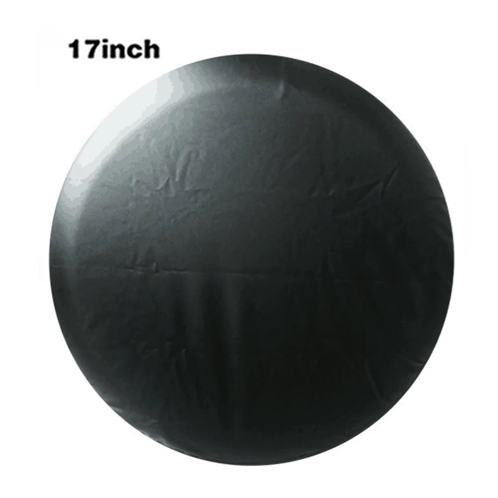 Reifen Aufbewahrung 1PC 14" 15" 16" 17" Zoll Schwarz Reserverad Radabdeckung Hülle Tasche Schutztasche(17 Inch)
