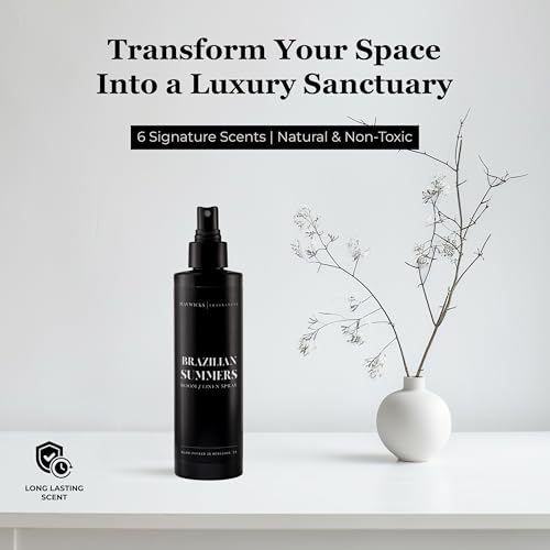 Mavwicks Fragrances - (Brazilian Summers) Linen & Room Spray (8oz) – Bedroom & Home Fragrance Mist, Long-Lasting Freshness To Brighten Up Your Space, Fabric & Air Freshener, Aromatherapy Scent Spray