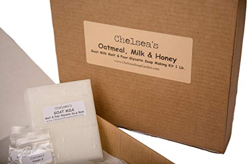 Oatmeal, Milk and Honey Soap Making Kit Glycerin