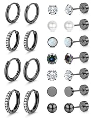 Black Tone- with Sterling Silver Post