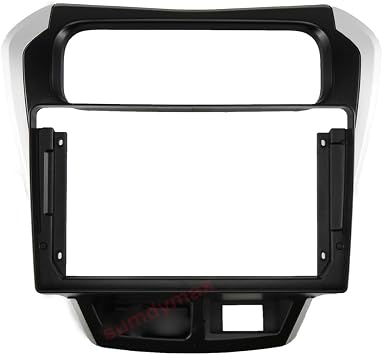 9 Car Dash Radio Stereo Frame Fascia Bezel W/Radio Power Harness Cable for Suzuki Alto 800 20142017 Mount Trim Panel