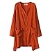 Gordon Q Women's Linen Comfort Buttons up Plus Size Long Shirts