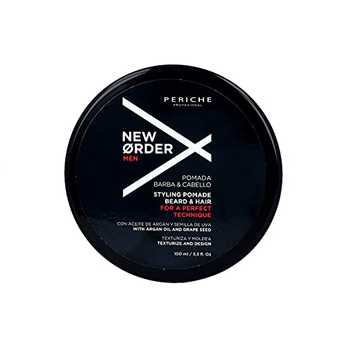 PERICHE Men St Pomade Beard & Hair 100 ml, Negro, 100ml