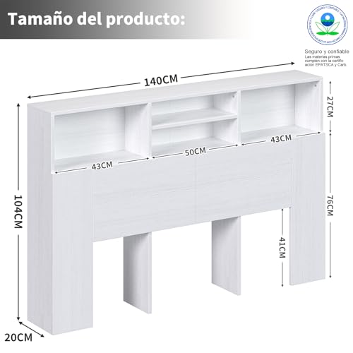 El Mejor Listado de Cabeceras de Cama Queen Size de esta semana. 8 Imagen adicional