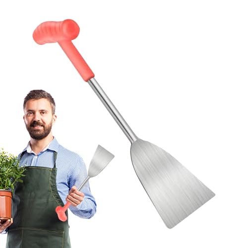 Zuasdvnk Pelles De Jardinage - Pelle De Jardin À Main - Outil de Jardinage avec Transplantoir pour Pelouse Plage Survie Désherbage Aménagement Extérieur Maison